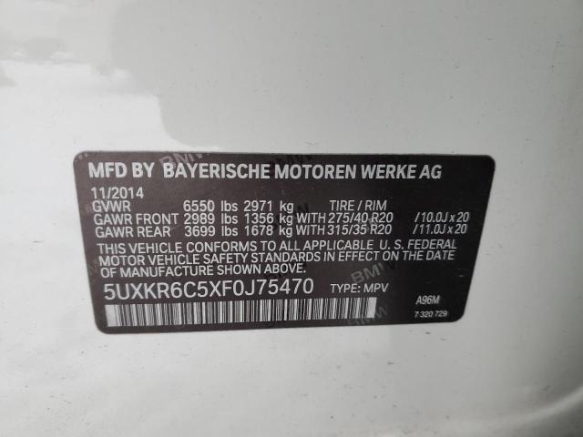 Photo 11 VIN: 5UXKR6C5XF0J75470 - BMW X5 