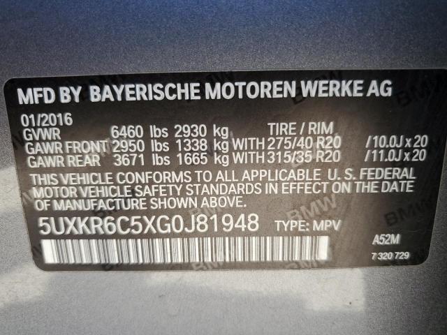 Photo 11 VIN: 5UXKR6C5XG0J81948 - BMW X5 