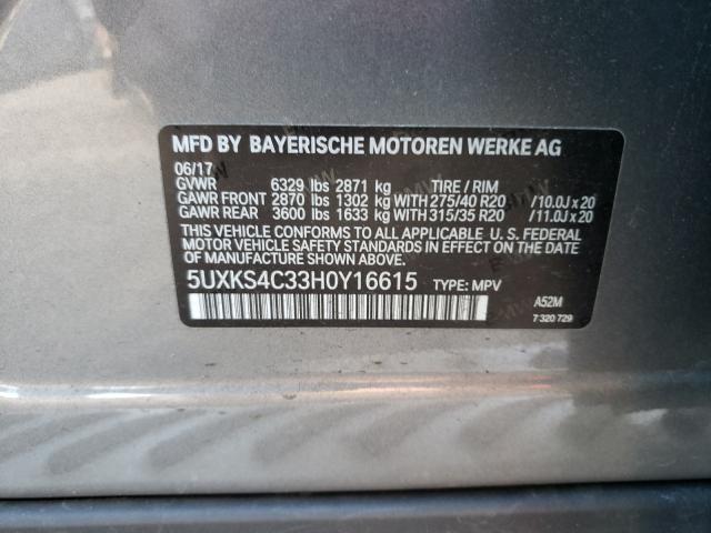 Photo 9 VIN: 5UXKS4C33H0Y16615 - BMW X5 