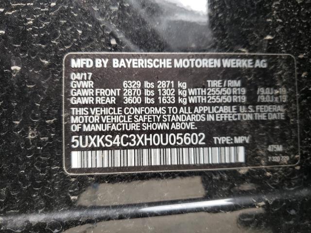 Photo 9 VIN: 5UXKS4C3XH0U05602 - BMW X5 