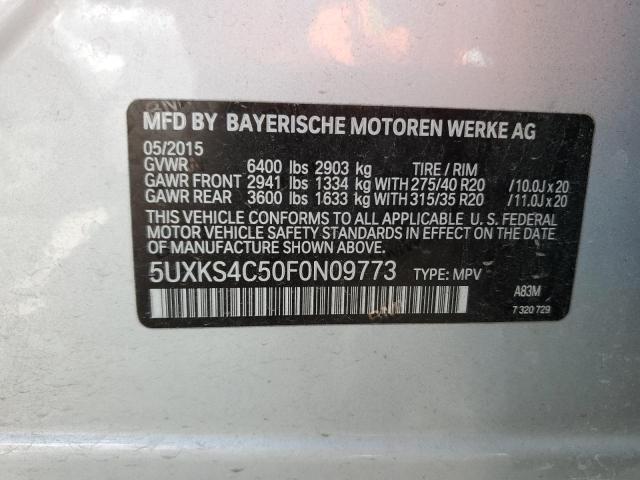 Photo 12 VIN: 5UXKS4C50F0N09773 - BMW X5 XDRIVE3 