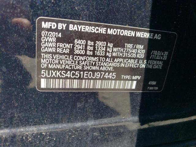 Photo 11 VIN: 5UXKS4C51E0J97445 - BMW X5 