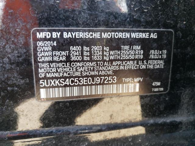 Photo 12 VIN: 5UXKS4C53E0J97253 - BMW X5 