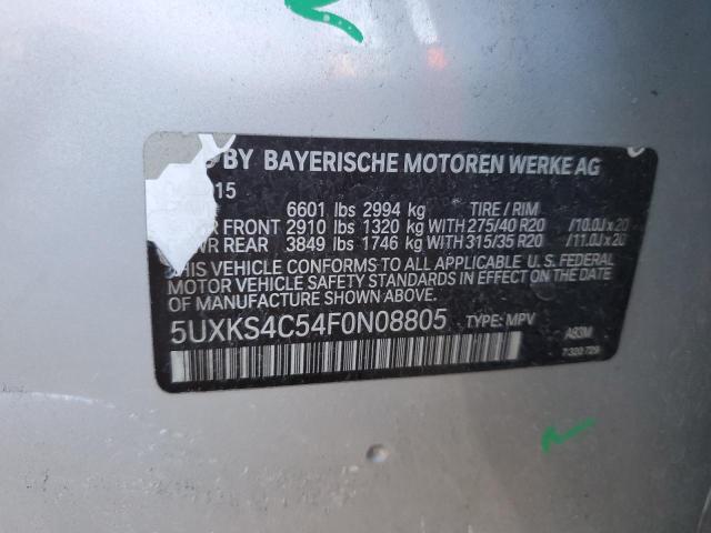 Photo 11 VIN: 5UXKS4C54F0N08805 - BMW X5 