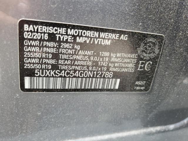 Photo 12 VIN: 5UXKS4C54G0N12788 - BMW X5 XDRIVE3 