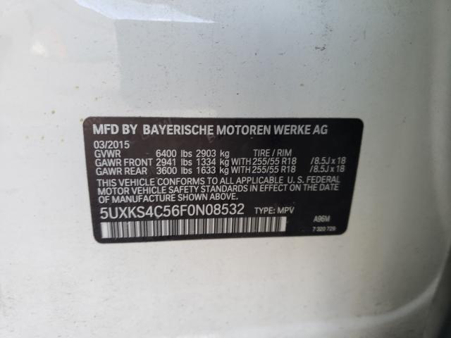 Photo 9 VIN: 5UXKS4C56F0N08532 - BMW X5 