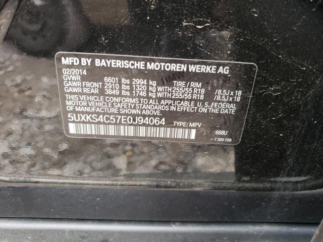 Photo 9 VIN: 5UXKS4C57E0J94064 - BMW X5 