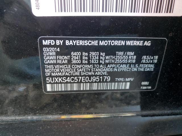 Photo 9 VIN: 5UXKS4C57E0J95179 - BMW X5 XDRIVE3 