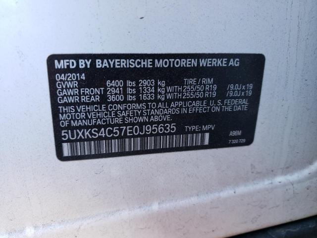 Photo 9 VIN: 5UXKS4C57E0J95635 - BMW X5 XDRIVE3 