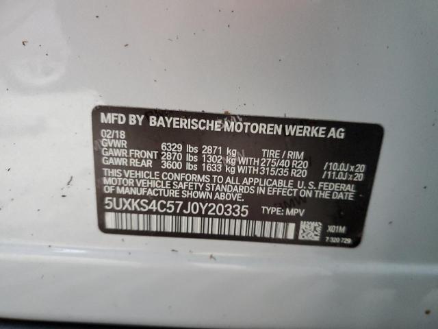 Photo 13 VIN: 5UXKS4C57J0Y20335 - BMW X5 XDRIVE3 