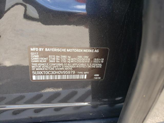 Photo 9 VIN: 5UXKT0C30H0V95979 - BMW X5 XDR40E 