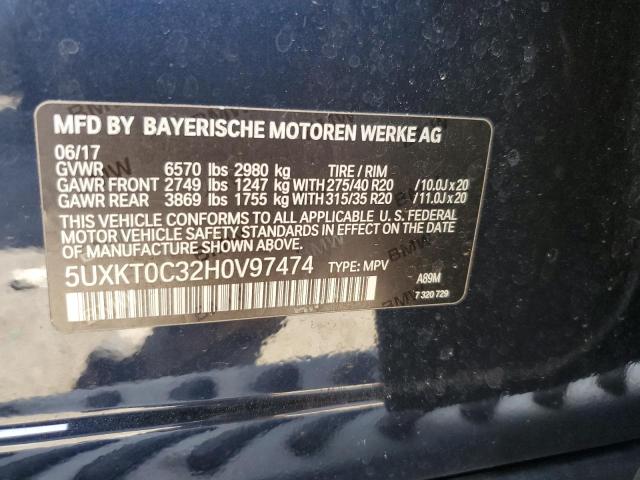 Photo 12 VIN: 5UXKT0C32H0V97474 - BMW X5 XDR40E 