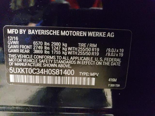 Photo 12 VIN: 5UXKT0C34H0S81400 - BMW X5 