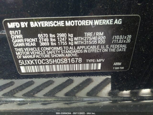 Photo 8 VIN: 5UXKT0C35H0S81678 - BMW X5 