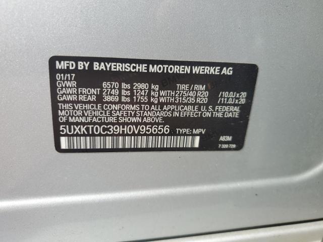 Photo 12 VIN: 5UXKT0C39H0V95656 - BMW X5 XDR40E 