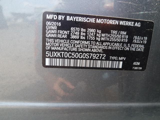 Photo 9 VIN: 5UXKT0C50G0S79272 - BMW X5 