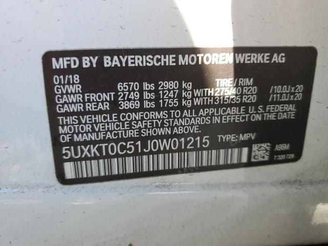 Photo 12 VIN: 5UXKT0C51J0W01215 - BMW X5 