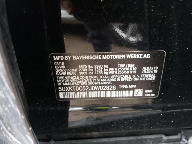 Photo 9 VIN: 5UXKT0C52J0W02826 - BMW X5 XDR40E 