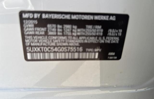 Photo 9 VIN: 5UXKT0C54G0S75516 - BMW X5 XDR40E 