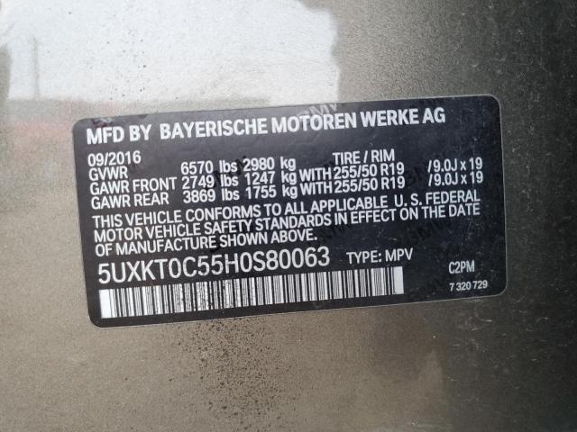 Photo 12 VIN: 5UXKT0C55H0S80063 - BMW X5 XDR40E 