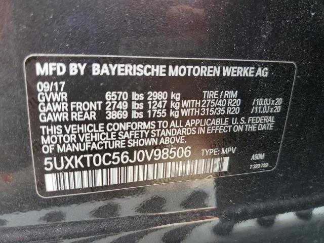 Photo 12 VIN: 5UXKT0C56J0V98506 - BMW X5 