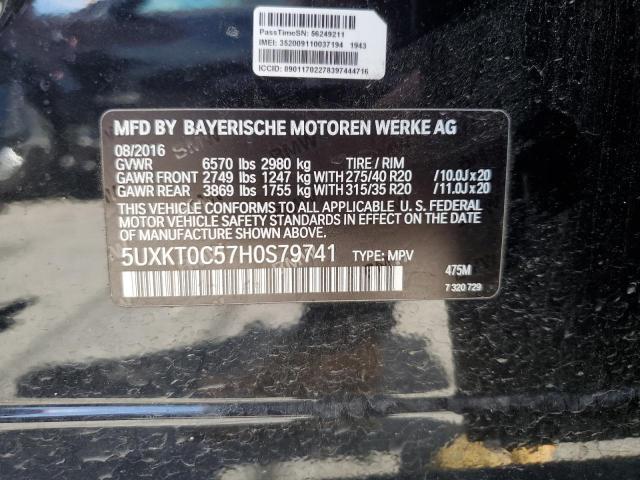 Photo 11 VIN: 5UXKT0C57H0S79741 - BMW X5 XDR40E 