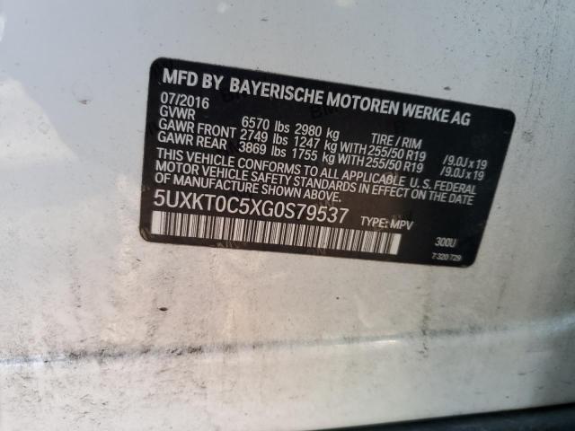 Photo 12 VIN: 5UXKT0C5XG0S79537 - BMW X5 XDR40E 