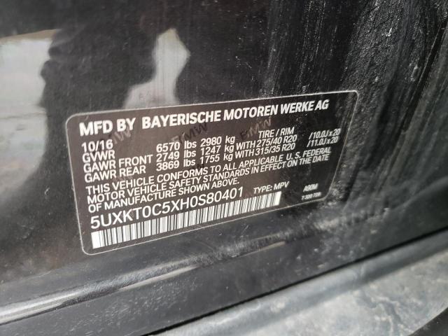 Photo 11 VIN: 5UXKT0C5XH0S80401 - BMW X5 XDR40E 