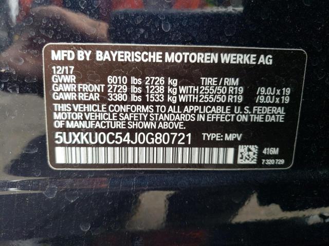 Photo 13 VIN: 5UXKU0C54J0G80721 - BMW X6 