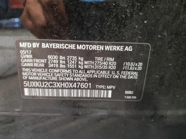 Photo 13 VIN: 5UXKU2C3XH0X47601 - BMW X6 XDRIVE3 