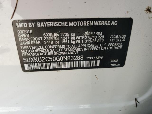 Photo 13 VIN: 5UXKU2C50G0N83288 - BMW X6 XDRIVE3 