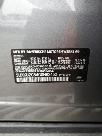 Photo 12 VIN: 5UXKU2C54G0N82452 - BMW X6 XDRIVE3 