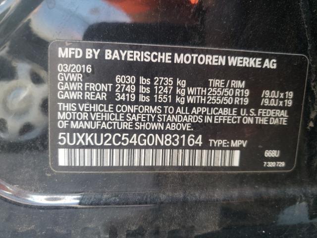 Photo 9 VIN: 5UXKU2C54G0N83164 - BMW X6 