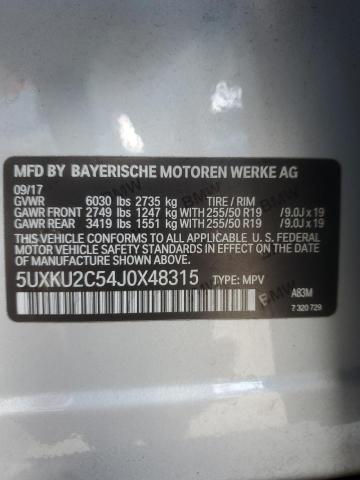 Photo 12 VIN: 5UXKU2C54J0X48315 - BMW X6 XDRIVE3 