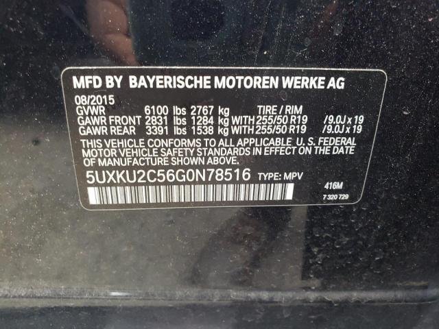 Photo 11 VIN: 5UXKU2C56G0N78516 - BMW X6 