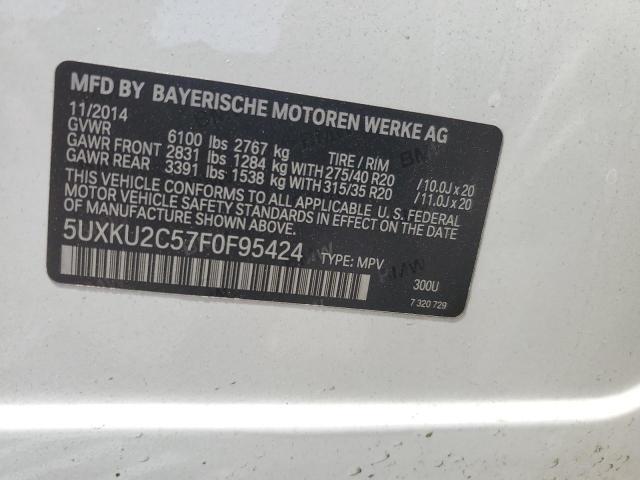 Photo 12 VIN: 5UXKU2C57F0F95424 - BMW X6 