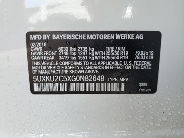 Photo 12 VIN: 5UXKU2C5XG0N82648 - BMW X6 