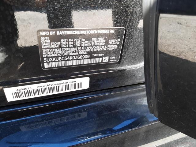 Photo 12 VIN: 5UXKU6C54K0Z66909 - BMW X6 XDRIVE5 