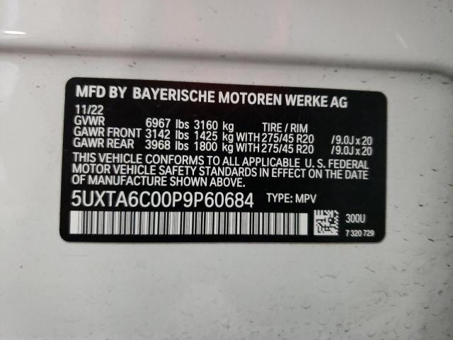 Photo 11 VIN: 5UXTA6C00P9P60684 - BMW X5 XDRIVE4 