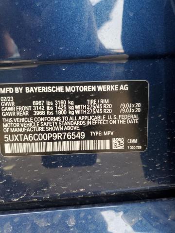 Photo 12 VIN: 5UXTA6C00P9R76549 - BMW X5 XDRIVE4 