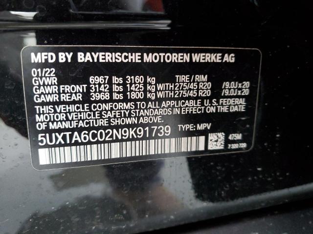 Photo 12 VIN: 5UXTA6C02N9K91739 - BMW X5 