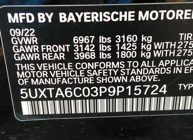 Photo 8 VIN: 5UXTA6C03P9P15724 - BMW X5 