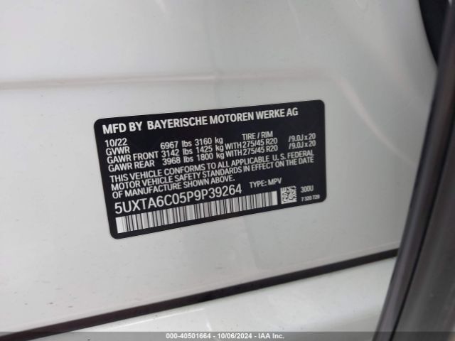 Photo 8 VIN: 5UXTA6C05P9P39264 - BMW X5 