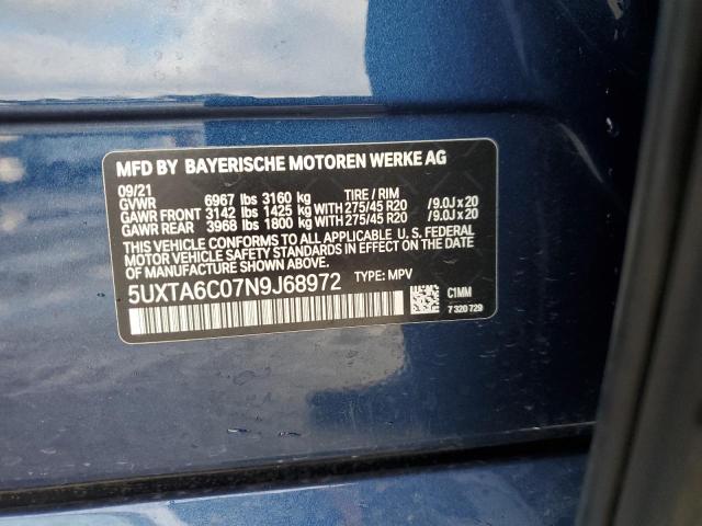 Photo 12 VIN: 5UXTA6C07N9J68972 - BMW X5 XDRIVE4 