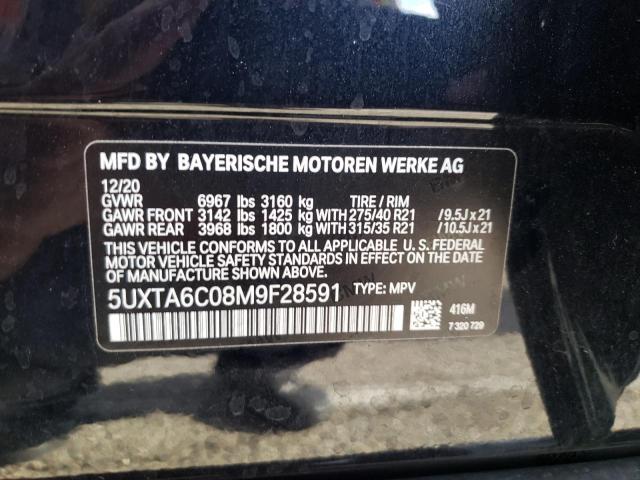 Photo 9 VIN: 5UXTA6C08M9F28591 - BMW X5 XDRIVE4 