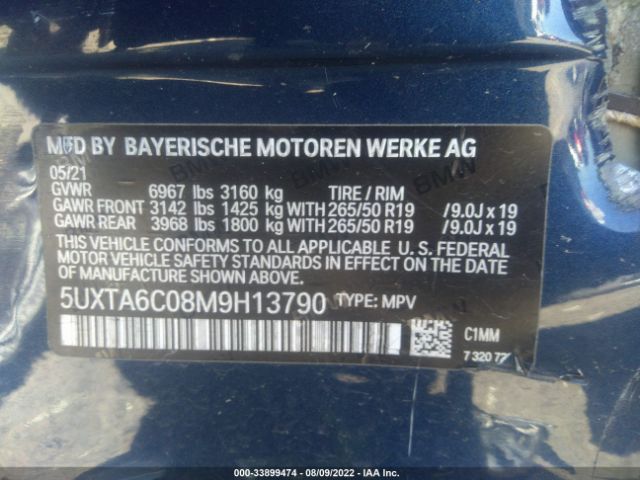 Photo 8 VIN: 5UXTA6C08M9H13790 - BMW X5 