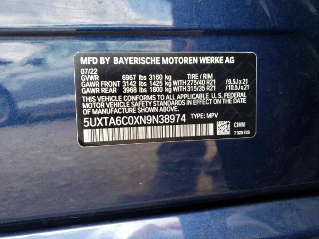 Photo 11 VIN: 5UXTA6C0XN9N38974 - BMW X5 