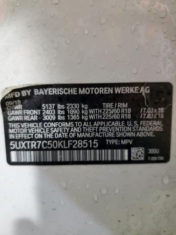 Photo 12 VIN: 5UXTR7C50KLF28515 - BMW X3 SDRIVE3 