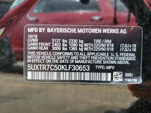 Photo 12 VIN: 5UXTR7C50KLF30653 - BMW X3 SDRIVE3 