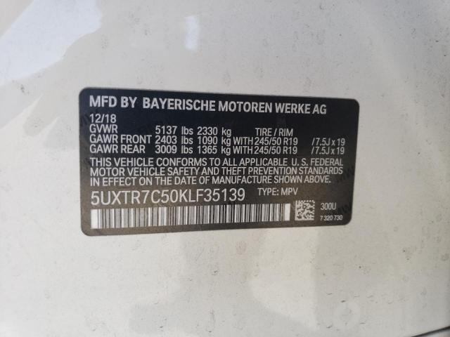 Photo 12 VIN: 5UXTR7C50KLF35139 - BMW X3 SDRIVE3 